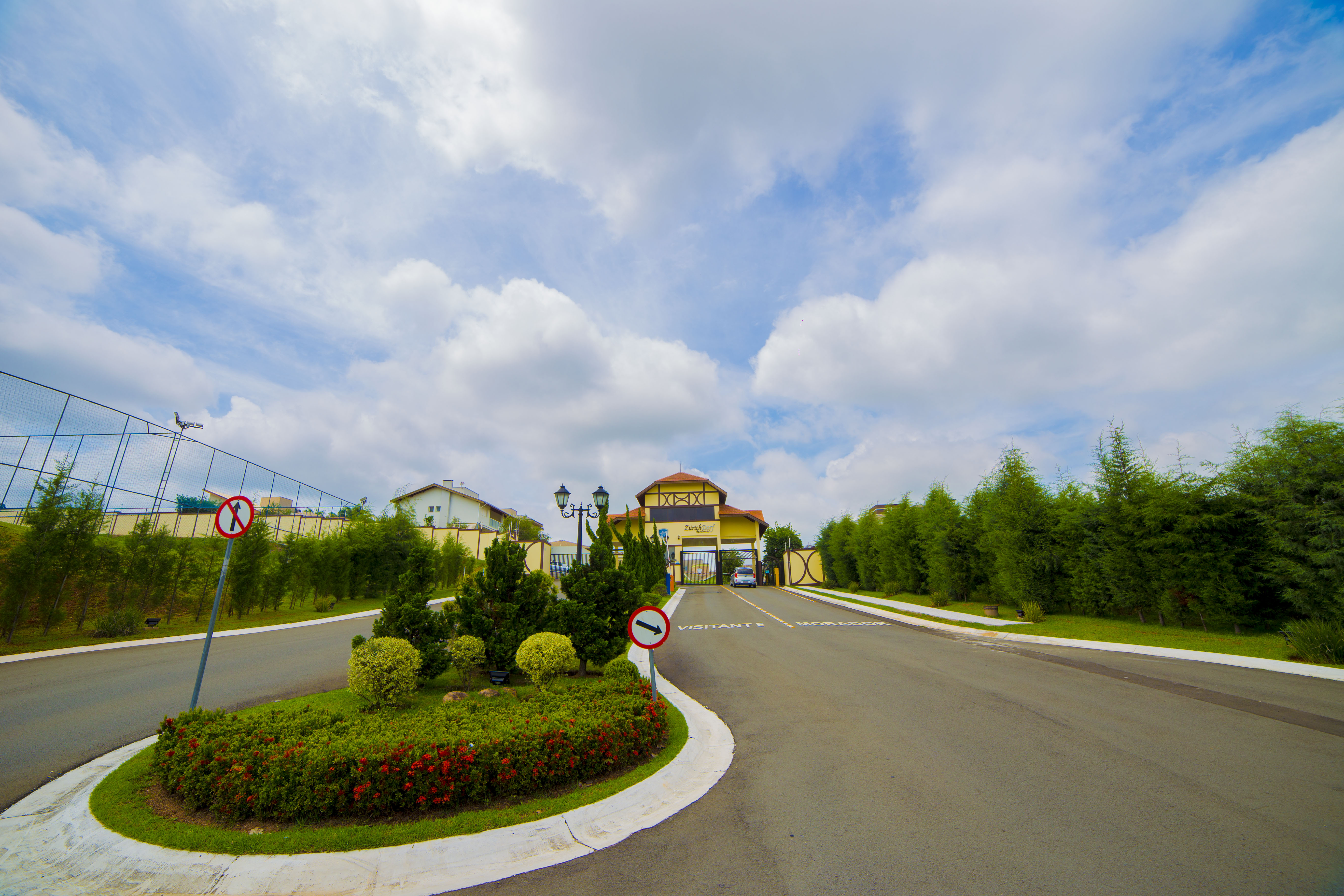 Vista do Residencial Zurich Dorf em Valinhos